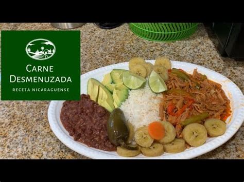 Carne Desmenuzada Receta Nicaraguense Youtube