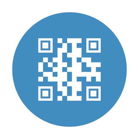 qr code inside circle vector design 4628112 Vector Art at Vecteezy