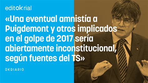 El Supremo Advierte La Amnist A A Los Golpistas Del O Es Ilegal