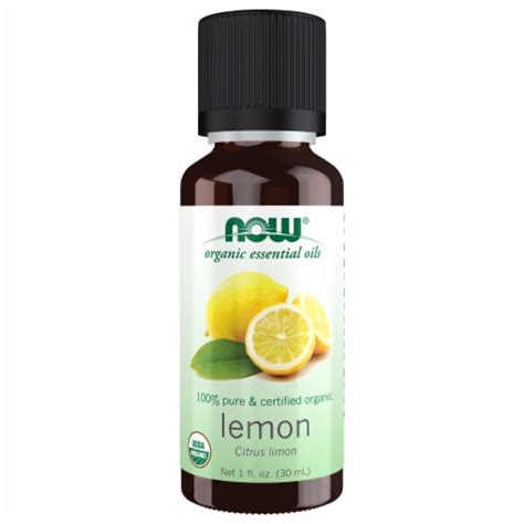 NOW® Organic Lemon Oil, 1 fl oz - King Soopers