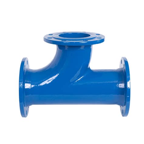 Di Ductile Iron All Flanged Radial Y Tee Pipe Fittings Ductile Iron