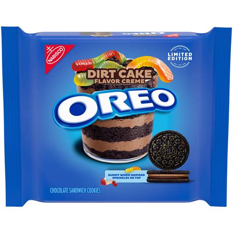 OREO New Cookie Snack: Limited Edition Dirt Cake Chocolate Sandwich ...