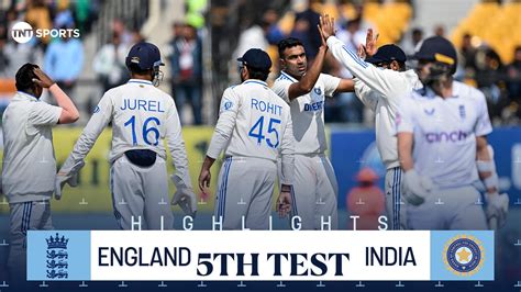 England Vs India 5th Test Day 1 Highlights India In Control After England Collapse Cricket