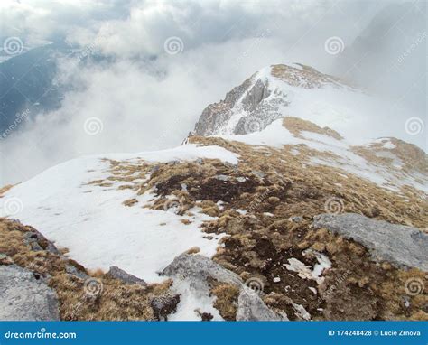 Winterlandschaft Tennengebirge In Den Sterreichischen Alpen Stockfoto