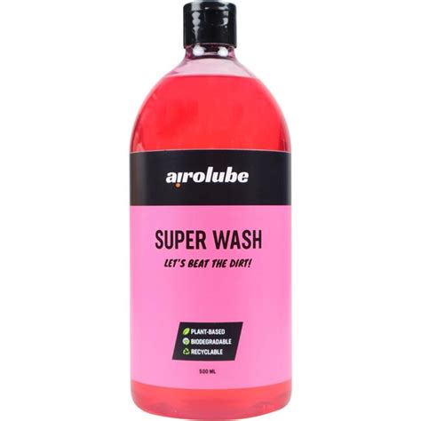 Airolube Natuurlijke Fietsshampoo Super Wash 500 Ml Biologisch