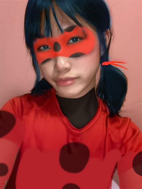 Badly Edited Myself To Look Like Ladybug 🤣 What Do You Guys Think R