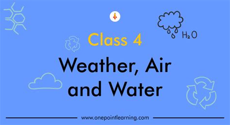 Printable Weather Air And Water Worksheets For Class Pdf