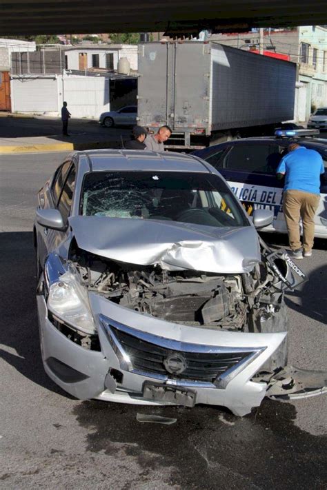 Provoca Conductora Fuerte Choque Tras Omitir Alto La Opci N De Chihuahua