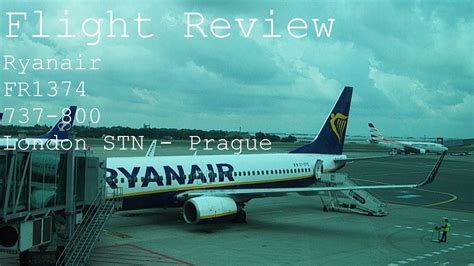 Flight Review Ryanair FR1374 737 800 London Stansted Prague