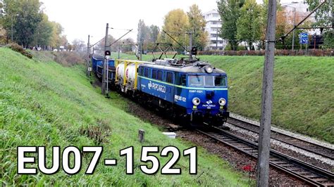 PKP Cargo EU07 1521 Toruń Miasto Paprykowe Filmy YouTube