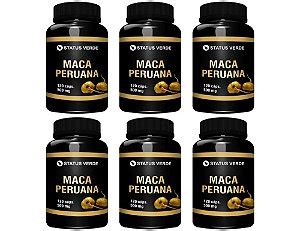 Kit 3 Maca Peruana Negra 360cáps 500mg Status Verde Status Verde