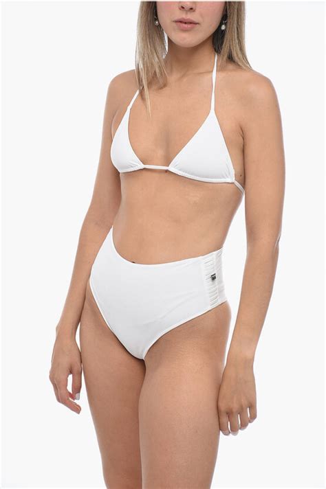 Elisabetta Sammarco Solid Color Triangle Bikini With High Cut Women Glamood Outlet