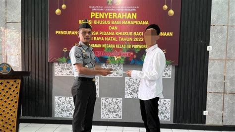 Seorang Warga Binaan Permasyarakatan Rutan Kelas Ii B Purworejo Dapat