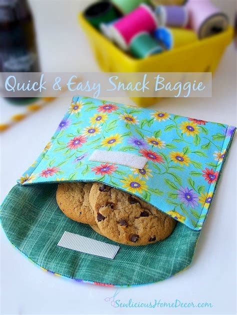 Reusable Snack Bag Sewing Pattern