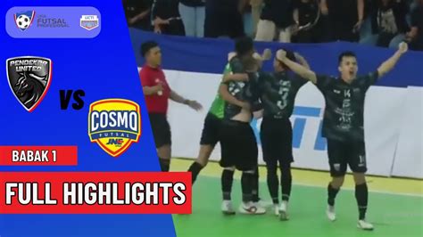 Full Highlights Pendekar United Vs Cosmo Jne Liga Futsal Profesional