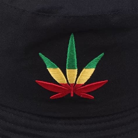 Chapéu Bucket Preto Masculino Feminino Pescador Bob Marley Frete grátis