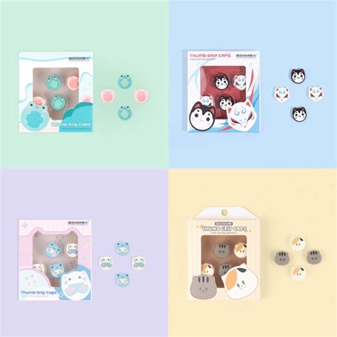 Hot Frog Fox Cat Thumb Stick Grip Cap Joystick Protective Cover For Nintendo Switch Oled NS