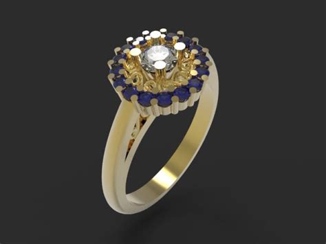 Halo ring 3D Model - 3DHunt.co