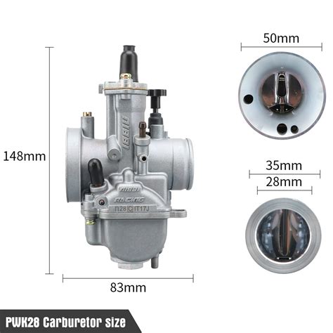 Snapklik NIBBI Carburetor PWK 28MM Carburetor Fit For 200cc