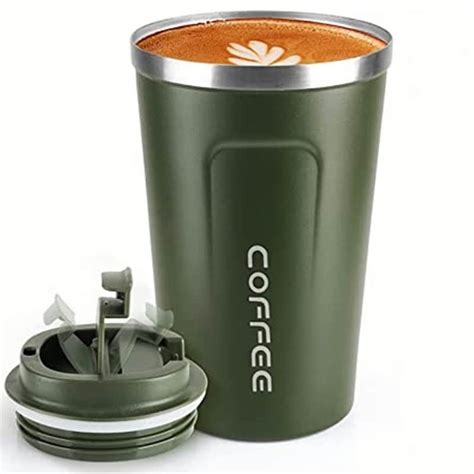 Taza De Caf Mr Coffee Color Verde De Acero Inoxidable Botella