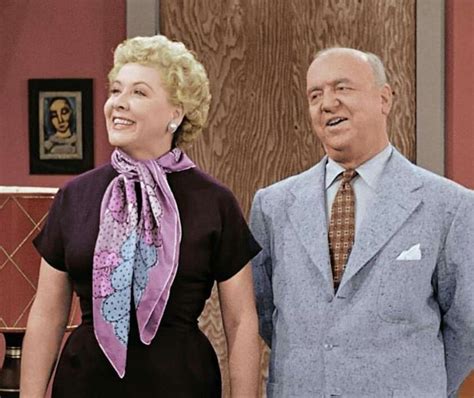 Vivian Vance And William Frawley Fred And Ethel Colorized I Love