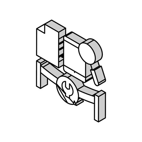 Computadora Forense Servicios Isom Trica Icono Vector Ilustraci N