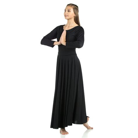 Worship Dancewear Dresses Long Sleeve Dresses Pentecostal Dance Dress