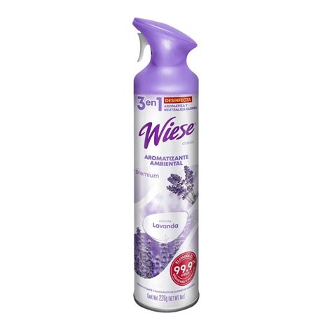 Aromatizante Ambiental Wiese Premium Classic Lavanda En Aerosol G