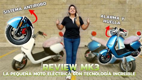 La pequeña MOTO ELÉCTRICA con TECNOLOGÍA INCREIBLE REVIEW AIMA MK3