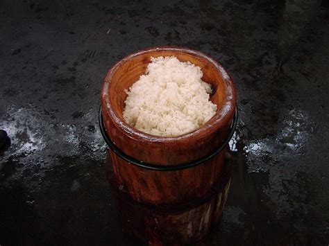 Mochigome is a particularly sticky variety of Japanese rice that's used ...