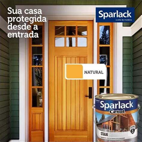 Cetol Stain Acetinado Sparlack Exterior L Cores Frete Gr Tis