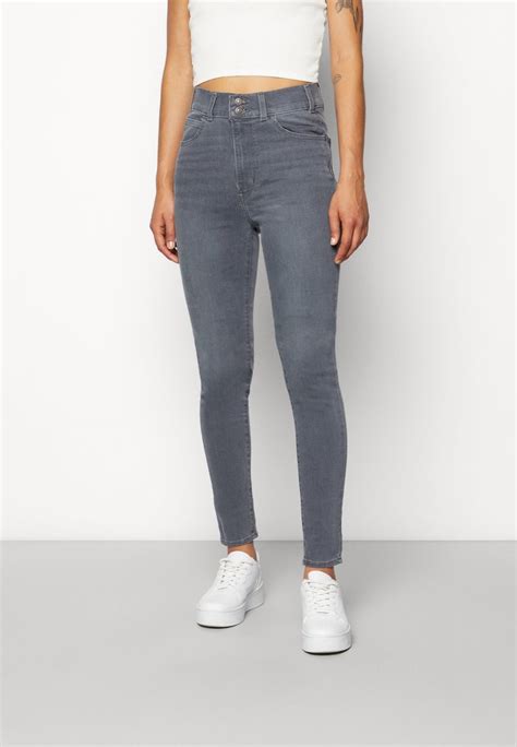 Levis® Mile High Tab Jeans Skinny Fit Grey Slumbergrey Denim