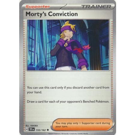 EN TEF 155 162 Morty S Conviction Uncommon SV05 Temporal