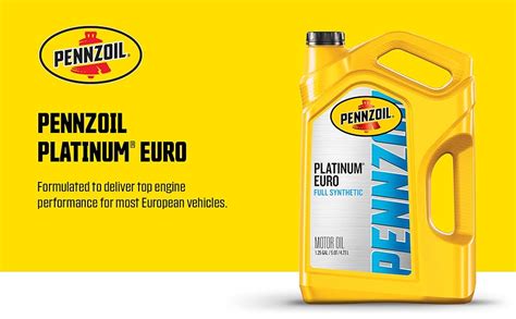 Amazon.com: Pennzoil Platinum Euro LX Full Synthetic 0W-30 Motor Oil, 1 ...