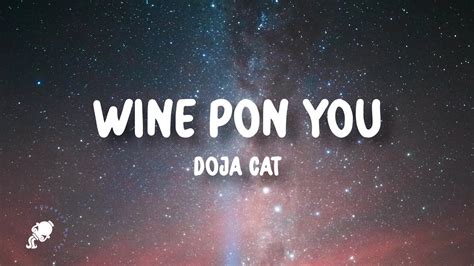 Doja Cat Wine Pon You Lyrics Feat Konshens Youtube