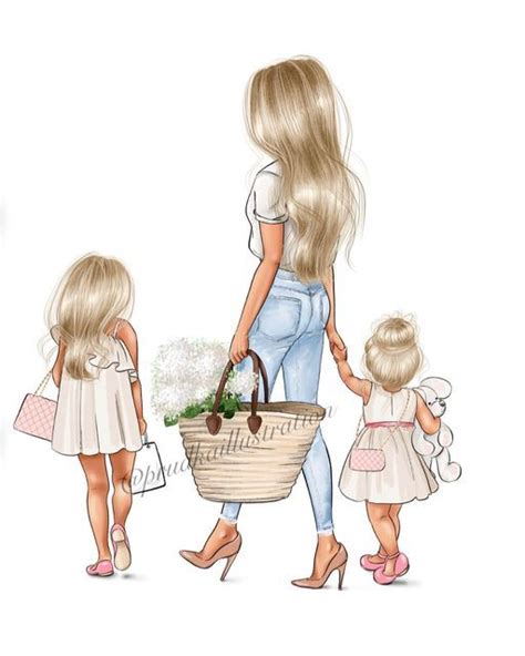 mother  daughters   sons clipart mom  kids clipart mom