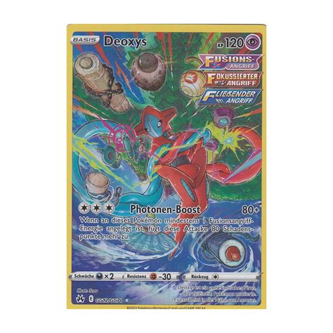 Deoxys Gg Gg Holo Zenit Der K Nige Pokemon Karte Kaufen