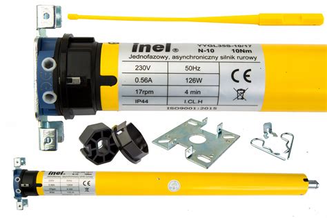 SILNIK DO ROLET ZEWNĘTRZNYCH INEL FI40 N 10 YYGL35S 10NM 17 N 10