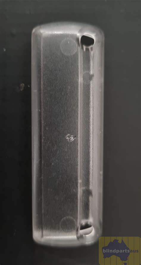 Panel glide track end caps Ezy blinds 55mm wide - Blind Parts Aus