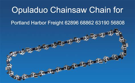 Opuladuo 2pc 8 Pole Saw Chain Replacement For 9 5 In Harbor Freight Portland 62896