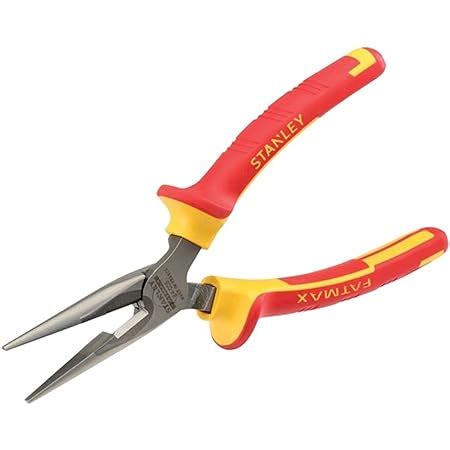 Stanley Vde Bent Nose Pliers M Yellow And Red Amazon