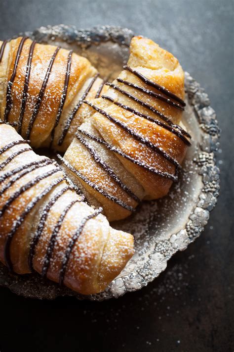 Croissants Au Chocolat Une D Clinaisons Des Croissants Classique En