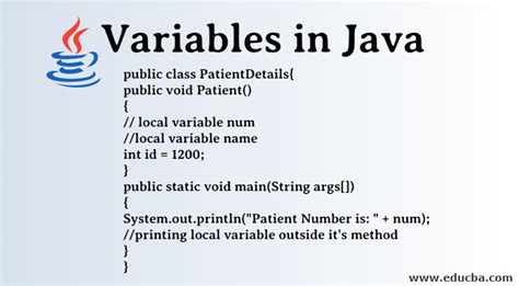 Variables In Java Learn 3 Main Essential Types Of Variables In Java