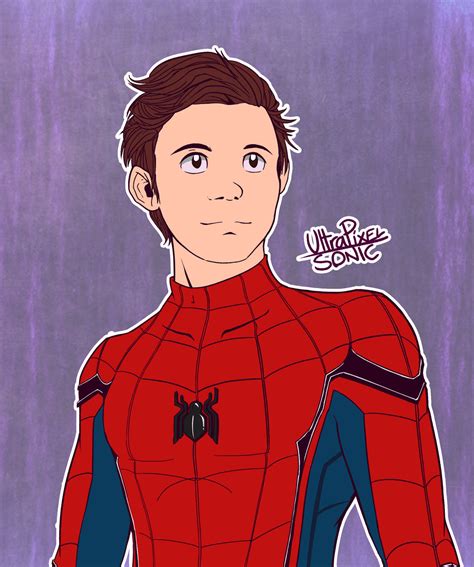 Spiderman Tom Holland Fan Art By Ultrapixelsonic On Deviantart