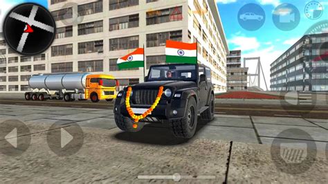 Black Thar In Indian Car Simulator Offroading Gameplay Indian Car