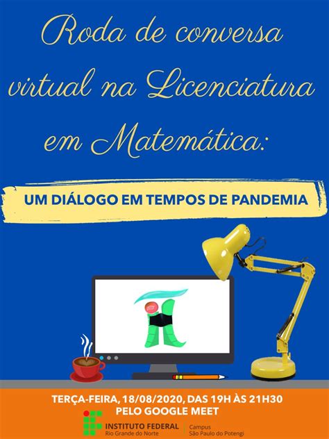 RODA DE CONVERSA VIRTUAL Licenciatura em Matemática IFRN SPP