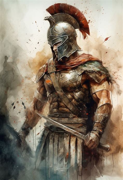 Gladiator In Warrior Concept Art Spartan Warrior Greek Warrior