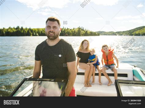 Man Driving Boat On Image And Photo Free Trial Bigstock