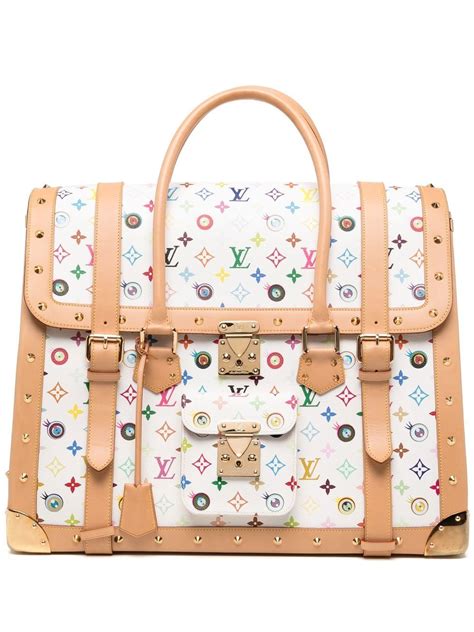 Louis Vuitton Pre Owned Multicolour Monogram Sac Gigantic Eye Love