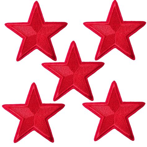 AXEN Stars Patches Embroidered Iron On Sew On Stars Patches DIY